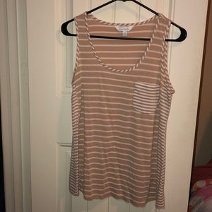 Cute taupe nautical tank